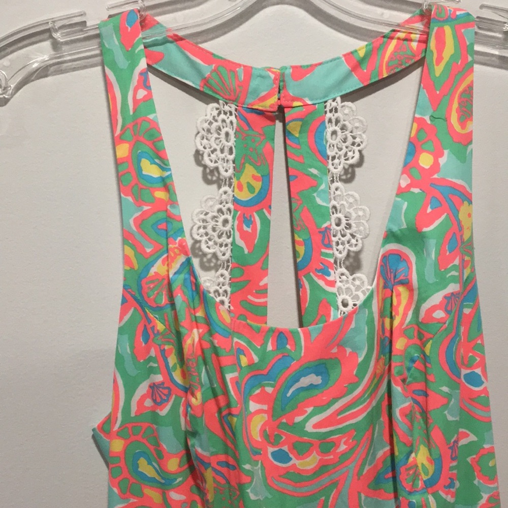LILLY PULITZER MultiColor Summer "Zo Dress" Size 4 - Picture 2 of 12